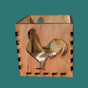 Chicken Candle Votive Box